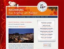 Tablet Screenshot of naumburg-im-advent.de